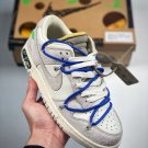 off-white x dunk low â32 of 50â sailneutral greyracer blue