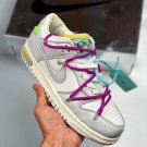 off-white x dunk low â21 of 50â sail grey green