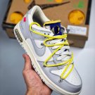 off-white x dunk low â27 of 50â sail grey
