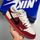 sb dunk low âroller derbyâ varsity redblack-white-wolf grey