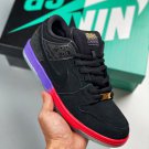 sb dunk low âbhmâ blackblack-purple venom 504750-001