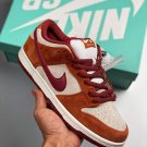 sb dunk low pro dark russet bq6817-202