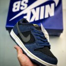 sb dunk low midnight navy black 304292-408
