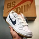 sb dunk low orange label white navy cz2249-100