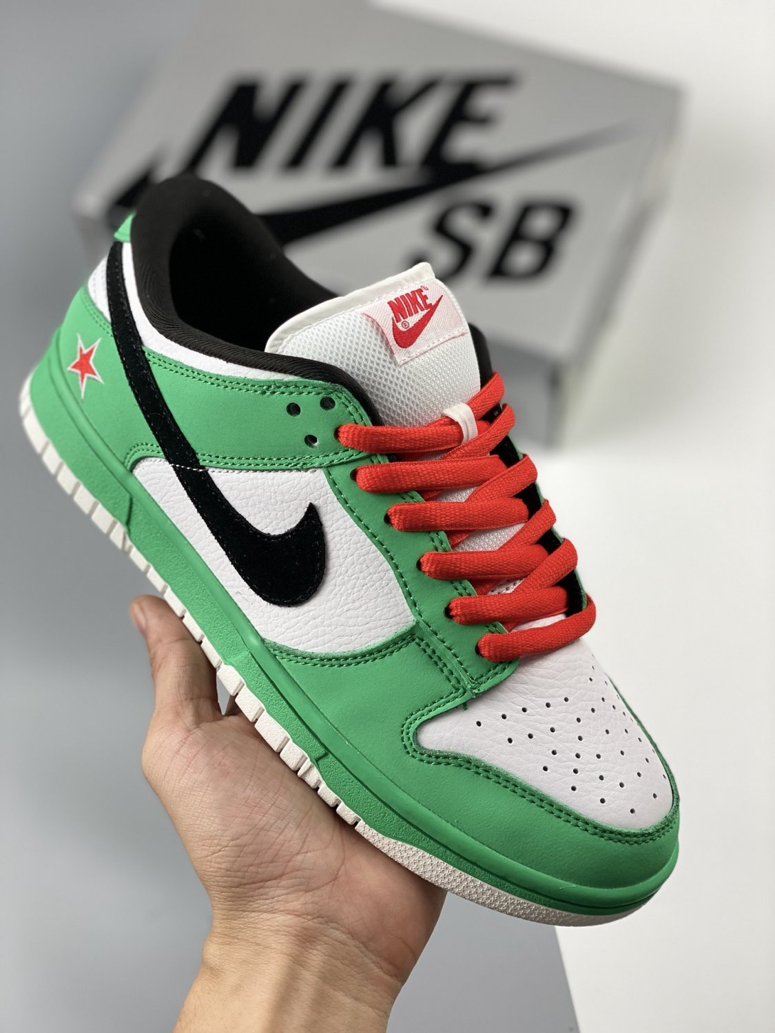 dunk sb low pro &acirc;��heineken&acirc;�� 304292-302