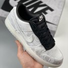 fragment x clot x women & men dunk low whiteblack fn0315-110