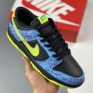 women & men dunk low âacid washâ multi-colorvolt-black-blue dv1694-900