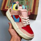 women & men dunk low disrupt firecracker pink red dd8478-641