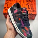 women & men dunk low graffiti purplepink-black dm0108-002
