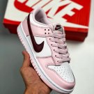 women & men dunk low gs ‘valentine’s day’ white pink cw1590-601