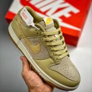 women & men dunk low khaki suede gum dz4513-200
