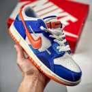 women & men dunk low scrap knicks whiteblue-orange dm0128-100
