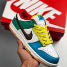 women & men dunk low se âfree 99â whitelight chocolate-roma green