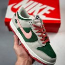 women & men dunk low se all petals united fir green fn8923-061