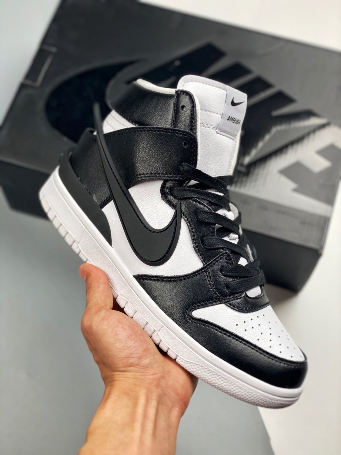 ambush x women &&Acirc;&nbsp;men dunk high whiteblack-spruce aura