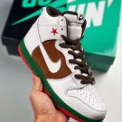 sb women & men dunk high âcaliâ pecanwhite 313171-201