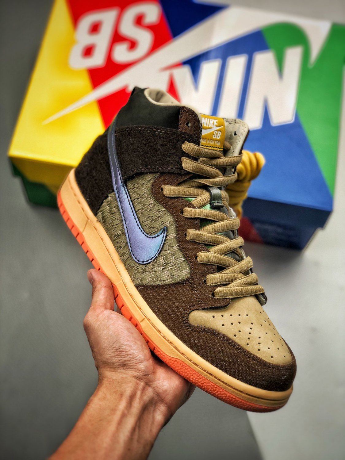 sb women &&Acirc;&nbsp;men dunk high &Atilde;&cent;&Acirc;�&Acirc;�duck&Atilde;&cent;&Acirc;�&Acirc;� rattanparachute beige-orange chalk-brown