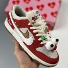 women & men dunk low ‘christmas’ red white