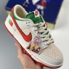 women & men dunk low ‘portugal’ white grenn red