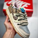 women & men dunk low brown beige grey