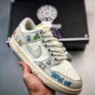 women & men dunk low light bone white