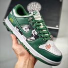 women & men dunk low michigan state whiteteam green