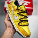 women & men dunk low retro yellow navy