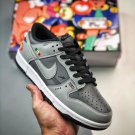women & men nike dunk low drak grey black for sale