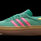 Gazelle Bold WMNS Court Green Lucid Pink