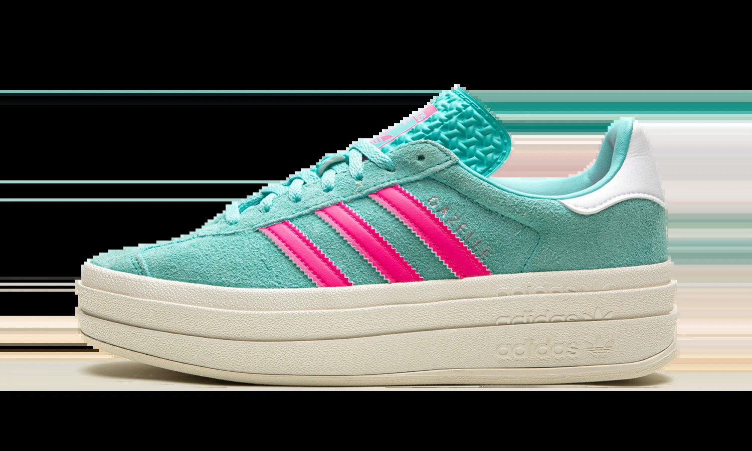 GAZELLE BOLD WMNS Flash Aqua _ Lucid Pink