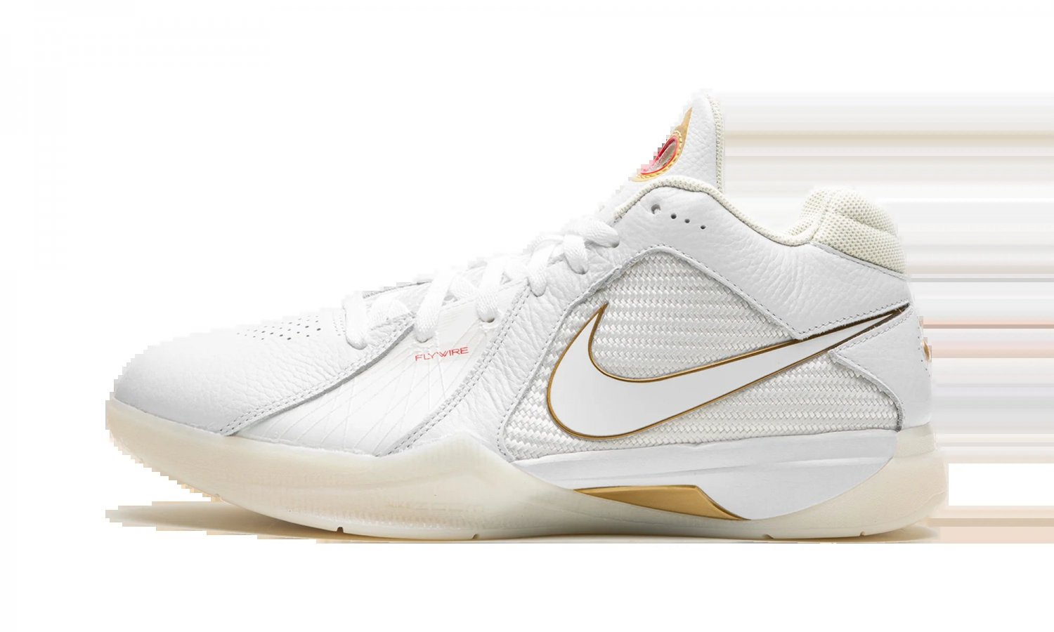 KD 3 White _ Metallic Gold