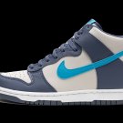 DUNK HIGH GS Light Bone _ Diffused Blue
