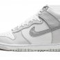 DUNK HIGH MNS WMNS Silver Swoosh