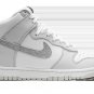 DUNK HIGH MNS WMNS Silver Swoosh