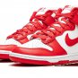 Dunk High White _ University Red