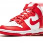Dunk High White _ University Red