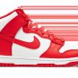 Dunk High White _ University Red