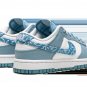 DUNK LO MNS WMNS Blue Paisley