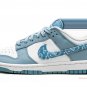 DUNK LO MNS WMNS Blue Paisley