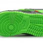 RUBBER DUNK TD Off-White - Green Strike