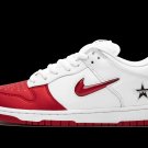 SB Dunk Low Supreme - Jewel Swoosh Red_White