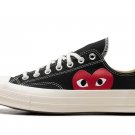 2025 & 2026 Chuck 70 Ox ＂Comme Des GarÃ§ons PLAY ／ Half Heart Black＂