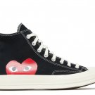 2025 & 2026 Comme des GarÃ§ons Play x Chuck 70 High Black