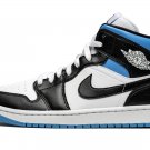 2025 & 2026 JORDAN 1 MID WMNS ＂Black ／ White ／ University Blue＂