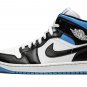 2025 & 2026 JORDAN 1 MID WMNS ï¼Black ï¼ White ï¼ University Blueï¼