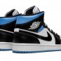 2025 & 2026 JORDAN 1 MID WMNS ï¼Black ï¼ White ï¼ University Blueï¼