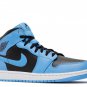 2025 & 2026 Jordan 1 Mid University Blue Black