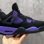 Jordan 4 Purple Thunder Shoes Sneakers