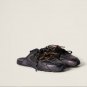2025 & 2026 530 Sl Deco Calf Leather Mules Black