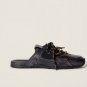 2025 & 2026 530 Sl Deco Calf Leather Mules Black
